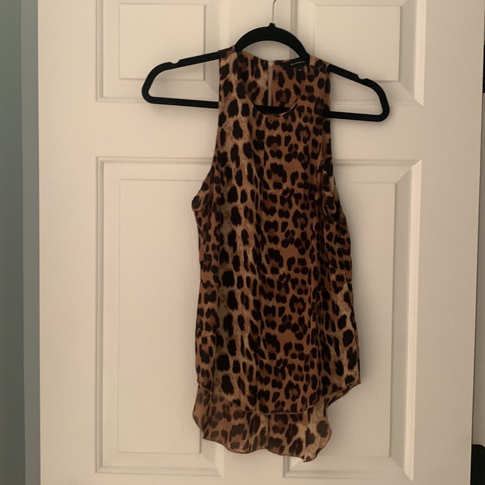 Olivaceous leopard top size M